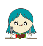 Happy girl❄︎*組み合わせ（個別スタンプ：38）
