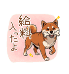 毎日使える♪豆柴のほっこりスタンプ（個別スタンプ：10）