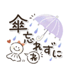 雨の日【日常】かえるさん♪（個別スタンプ：11）