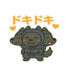 かわいい忍者のケルベロスのスタンプ 001（個別スタンプ：23）