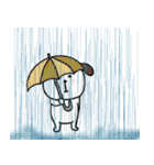 楽しいネガティブわんこ【夏】（個別スタンプ：19）