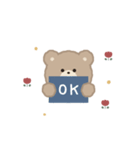 くまっこ☻大人かわいいスタンプ（個別スタンプ：6）