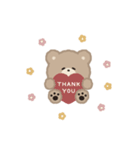 くまっこ☻大人かわいいスタンプ（個別スタンプ：18）