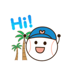 ロサンゼルスで野球応援スタンプ英語版（個別スタンプ：3）