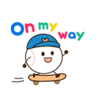 ロサンゼルスで野球応援スタンプ英語版（個別スタンプ：6）