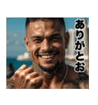 飛び出す！ 強面ギャング 関西弁スタンプ 3（個別スタンプ：2）