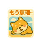 夏バテあるある〜芝犬の夏のぼやき〜（個別スタンプ：1）