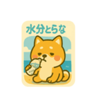 夏バテあるある〜芝犬の夏のぼやき〜（個別スタンプ：6）