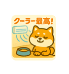 夏バテあるある〜芝犬の夏のぼやき〜（個別スタンプ：16）