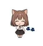 ちび猫娘のキュートな日常スタンプ！（個別スタンプ：8）