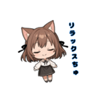 ちび猫娘のキュートな日常スタンプ！（個別スタンプ：10）