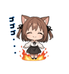 ちび猫娘のキュートな日常スタンプ！（個別スタンプ：14）