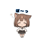 ちび猫娘のキュートな日常スタンプ！（個別スタンプ：16）