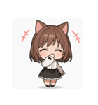ちび猫娘のキュートな日常スタンプ！（個別スタンプ：23）
