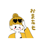 イエロー人格スタンプパック（個別スタンプ：2）