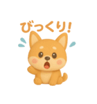 もちもち柴犬【毎日使える3Dスタンプ】（個別スタンプ：18）