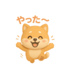 もちもち柴犬【毎日使える3Dスタンプ】（個別スタンプ：21）