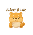 もちもち柴犬【毎日使える3Dスタンプ】（個別スタンプ：22）