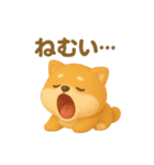 もちもち柴犬【毎日使える3Dスタンプ】（個別スタンプ：23）