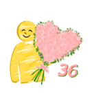 あなたにバラを送ります（個別スタンプ：28）