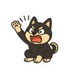 ゆる黒柴【文字なし】日常編（個別スタンプ：4）
