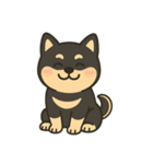ゆる黒柴【文字なし】日常編（個別スタンプ：5）