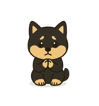 ゆる黒柴【文字なし】日常編（個別スタンプ：18）