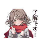 ポンコツ系女子の天然ボケ（個別スタンプ：9）