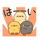 飛び出す♪もっちりヒヨコ兄弟（梅雨）（個別スタンプ：15）
