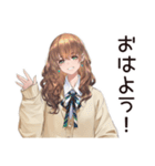 オーガニックな健康マニア女子（個別スタンプ：2）