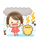 夏に役立つ♡大人かわいい女の子（個別スタンプ：32）