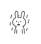 ゆるかわ棒うさぎスタンプ（個別スタンプ：19）