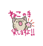 キジトラねこの【冬】スタンプ（個別スタンプ：7）