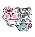 うさりかちゃん*1【毎日使える連絡+α*♥】（個別スタンプ：3）