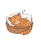 猫みたいにゆるゆる気分（個別スタンプ：3）
