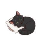 猫みたいにゆるゆる気分（個別スタンプ：4）