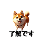 柴犬に愛情を詰め込んで！（個別スタンプ：25）