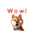 柴犬に愛情を詰め込んで！（個別スタンプ：32）