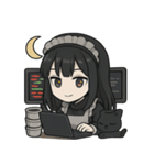 メイドITエンジニアと猫のデバッグ日常（個別スタンプ：5）