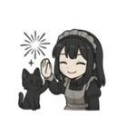 メイドITエンジニアと猫のデバッグ日常（個別スタンプ：11）