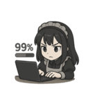 メイドITエンジニアと猫のデバッグ日常（個別スタンプ：15）