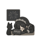 メイドITエンジニアと猫のデバッグ日常（個別スタンプ：16）