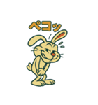 毎日使える⟡.·ポップうさぎ（個別スタンプ：11）