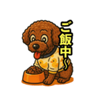 トイプードル ナナとレオ（個別スタンプ：18）