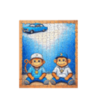 刺青モンキーパズル2（個別スタンプ：2）