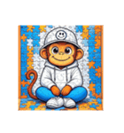 刺青モンキーパズル2（個別スタンプ：4）