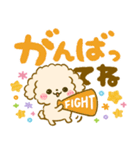 カラフル可愛い♡ふわもこ♡トイプードル（個別スタンプ：16）