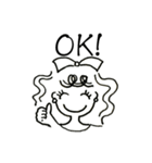 あの頃の女の子 スタンプ文字なし（個別スタンプ：3）