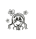 あの頃の女の子 スタンプ文字なし（個別スタンプ：6）