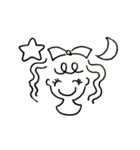 あの頃の女の子 スタンプ文字なし（個別スタンプ：11）